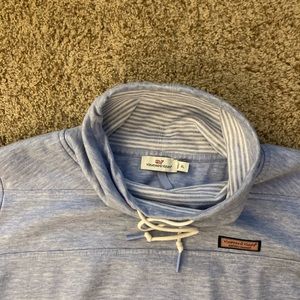 Vineyard Vines Baby Blue Turtleneck Sweatshirt